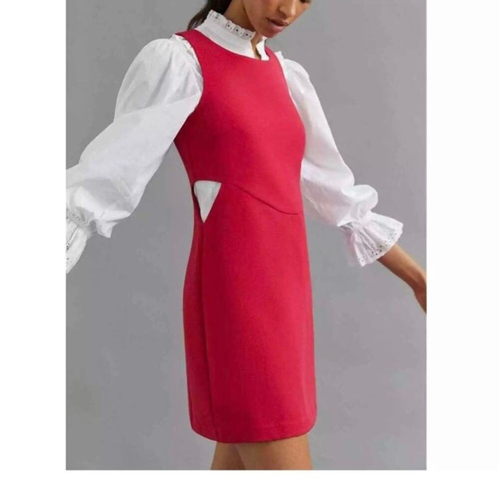 Mare Mare Anthropologie Red dress size 2X - Picture 4 of 8